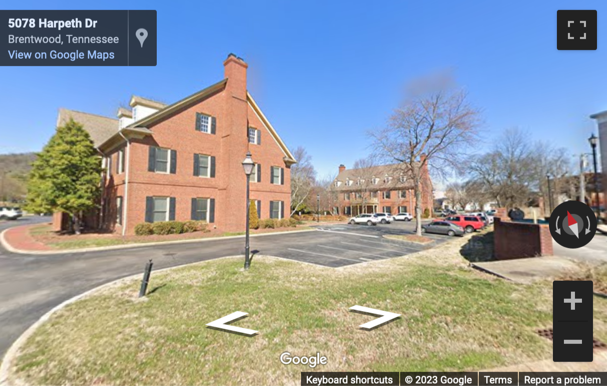 Street View image of 104 East Park Drive, Building 300, Nashville, Tennessee, USA