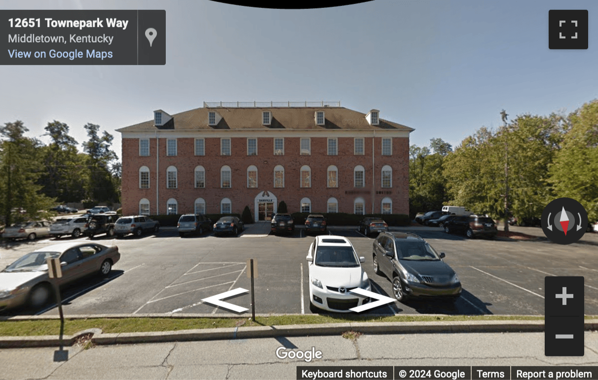 Street View image of 12700 Townepark Way, The Danville Building, Louisville, Kentucky, USA