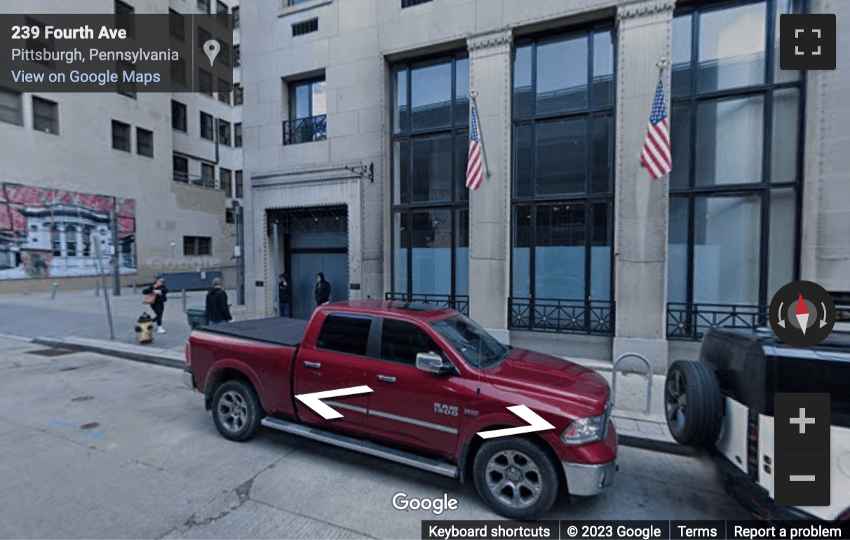 Street View image of 239 Fourth Avenue, Investment Building, Pittsburgh, Pennsylvania, USA