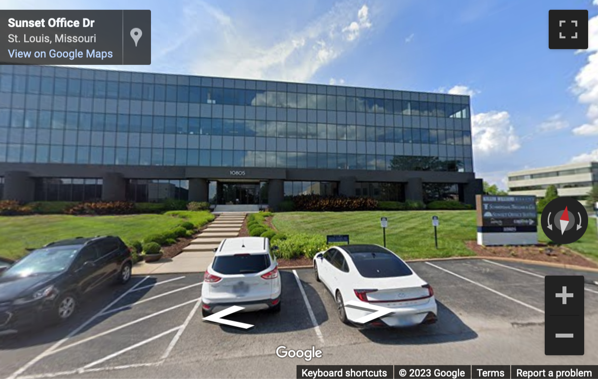 Street View image of 10805 Sunset Office Drive, St Louis, Missouri, USA