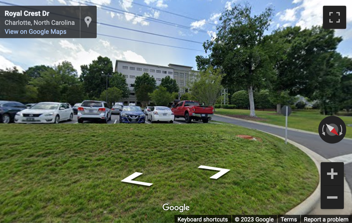 Street View image of 6135 Park South Drive, Suite 510, Charlotte, North Carolina, USA