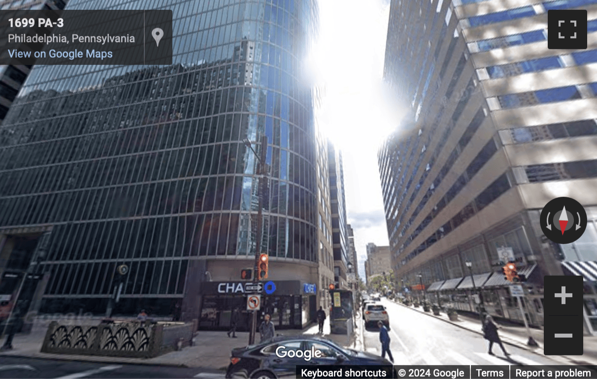 Street View image of Two Penn Center Plaza, Suite 200, Philadelphia, Pennsylvania, USA