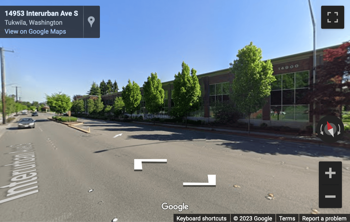 Street View image of 14900 Interurban Avenue South, Suite 271, Seattle, Washington, USA