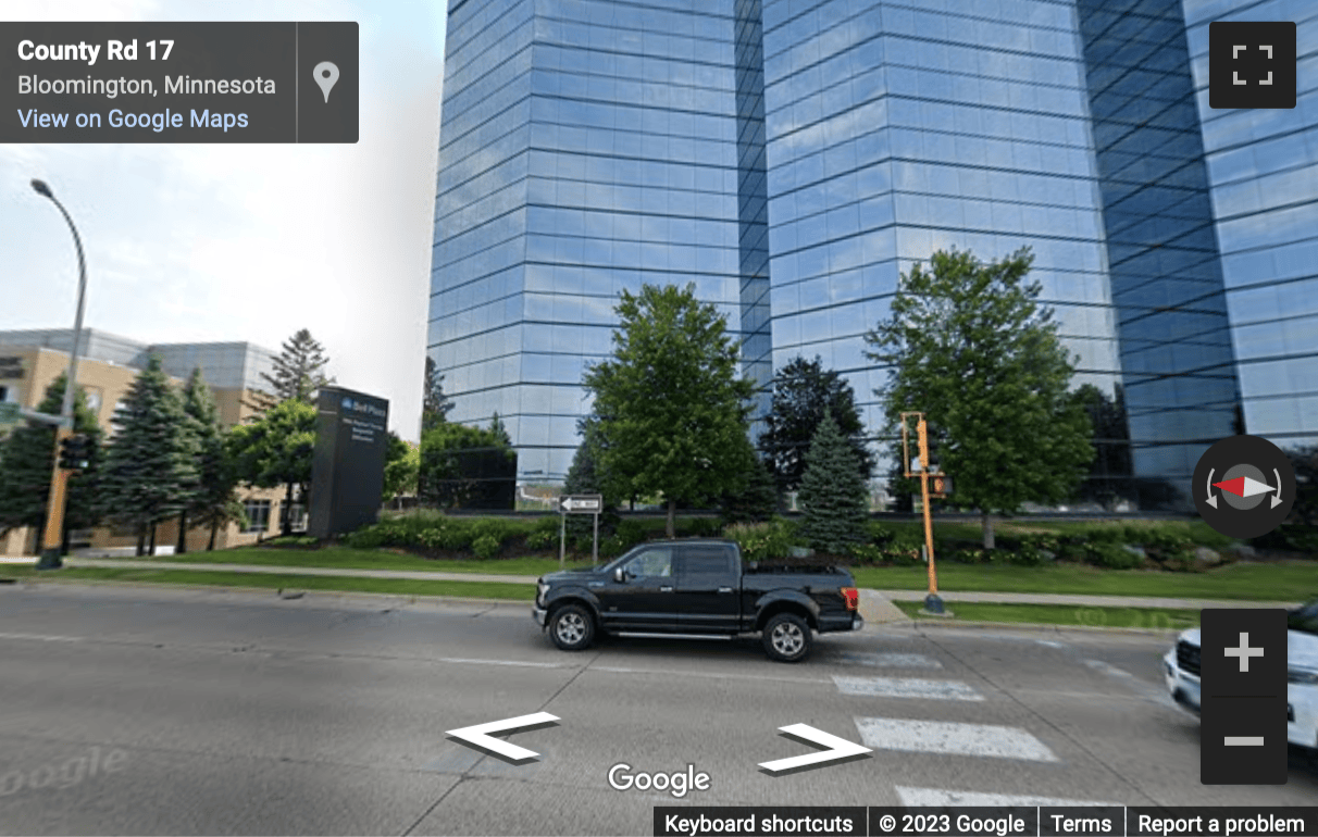 Street View image of 3800 American Blvd. West, Suite 1500, Edina, Minnesota, USA