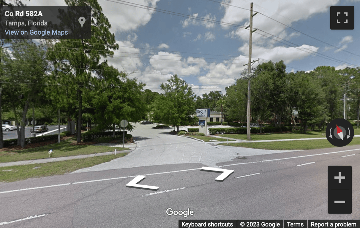 Street View image of 7320 East Fletcher Avenue, Hidden River, Tampa, Florida, USA