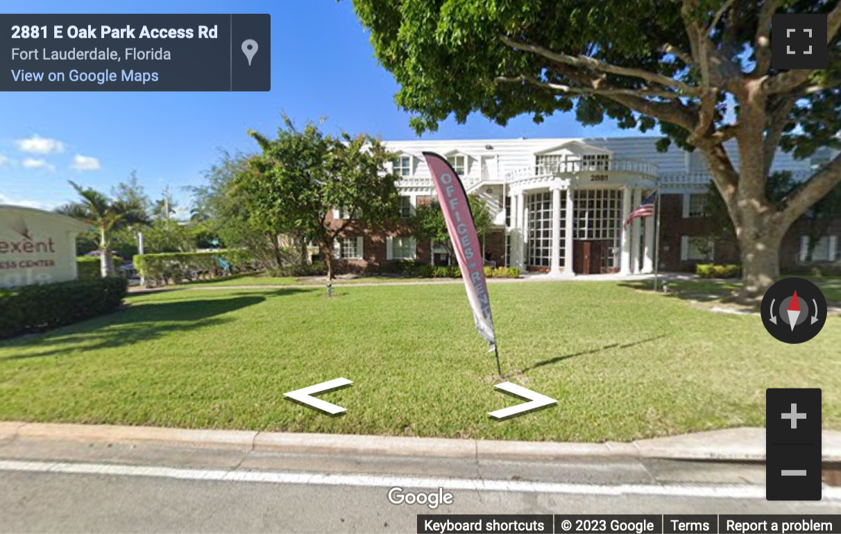 Street View image of 2881 East Oakland Park Boulevard, Fort Lauderdale, Florida, USA