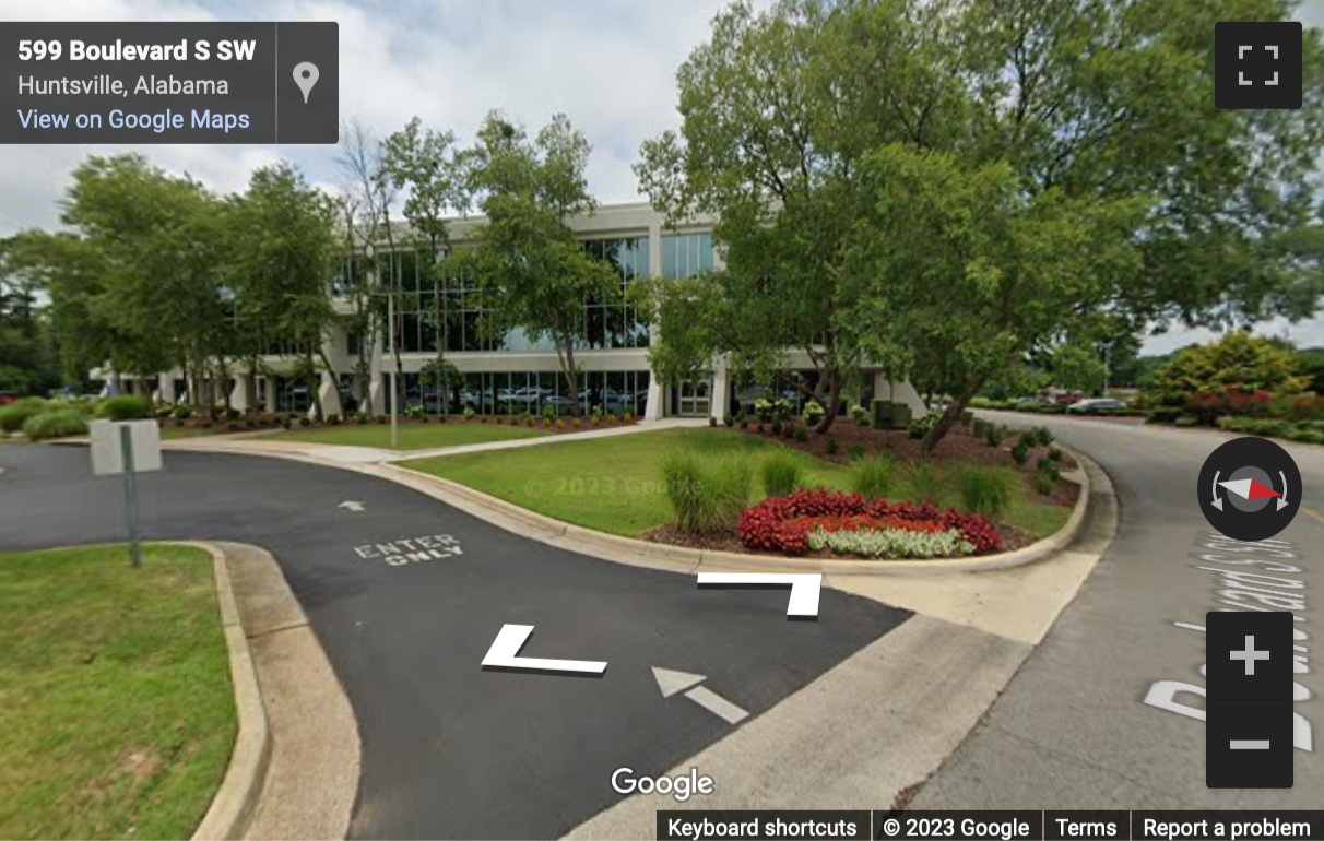 Street View image of The Huntsville Hub, 600 Boulevard South, Suite 104, Huntsville, Alabama