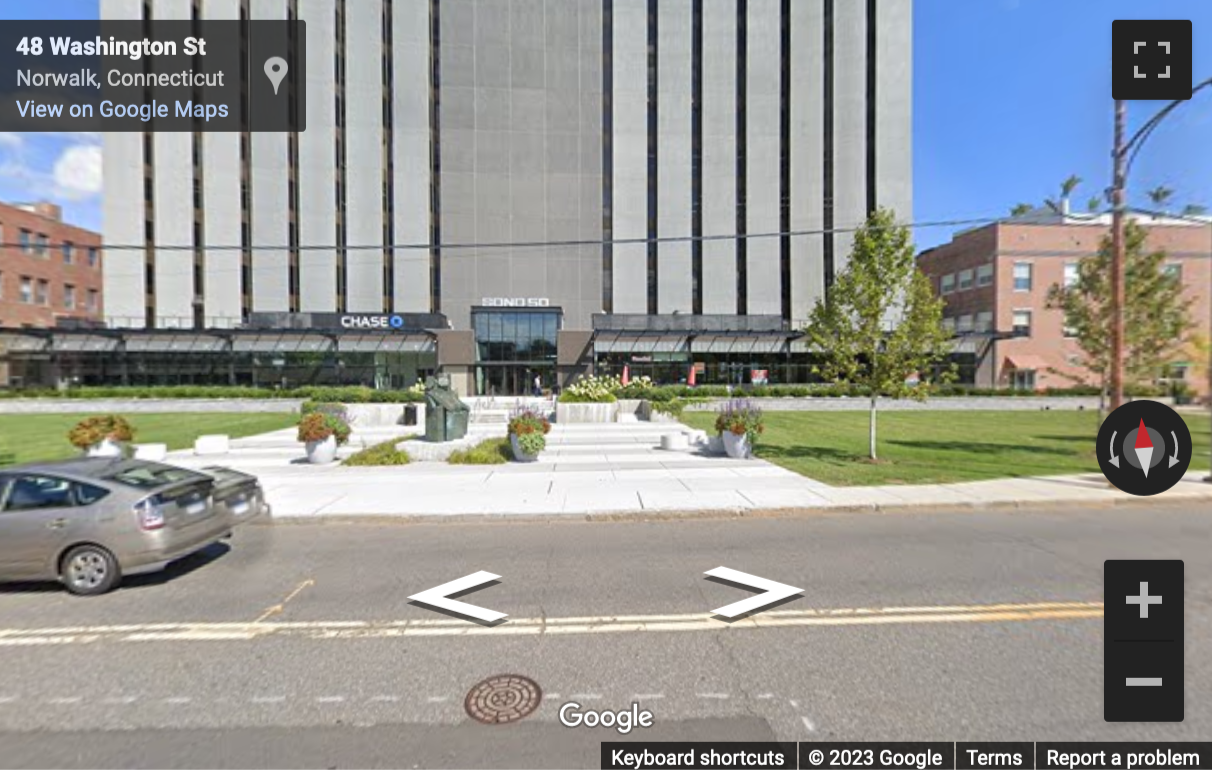Street View image of 50 Washington Street, Norwalk, Connecticut, USA