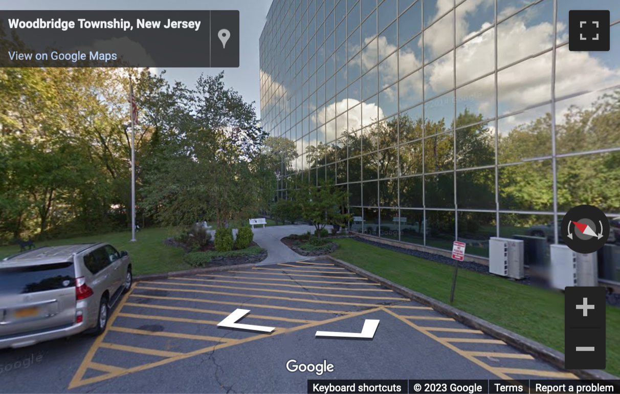 Street View image of 33 Wood Avenue South, Suite 600, Metropark Center, Iselin, New Jersey, USA