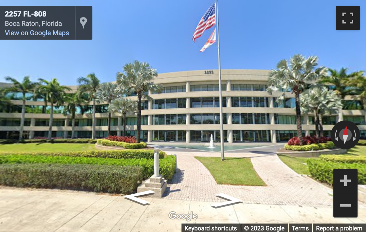 Street View image of 2255 Glades Road, Suite 324 A, Glades Road Center, Boca Raton, Florida, USA