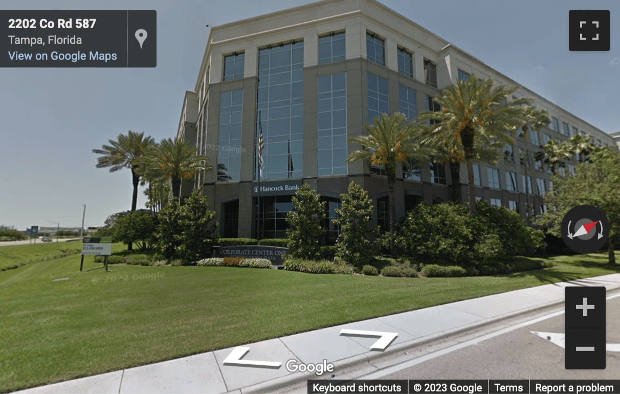 Street View image of 2202 N. West Shore Blvd. , Suite 200, Westshore Center, Tampa, Florida, USA