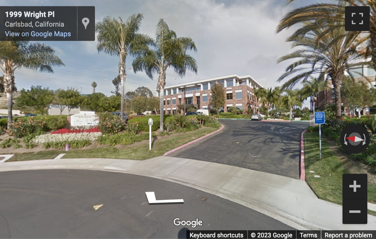 Street View image of 1902 Wright Place, Suite 200, Cornerstone Corporate Center, Carlsbad, California, USA