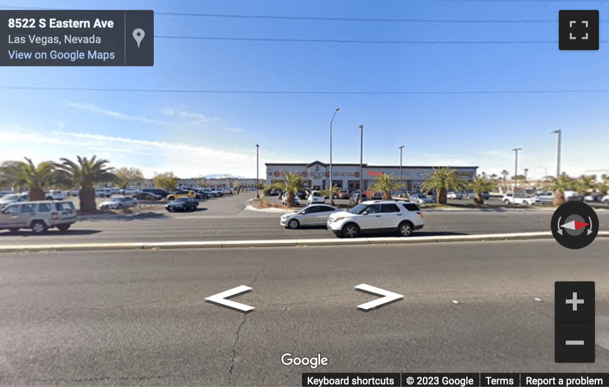 Street View image of 8565 S. Eastern Ave. , Las Vegas, Nevada, USA