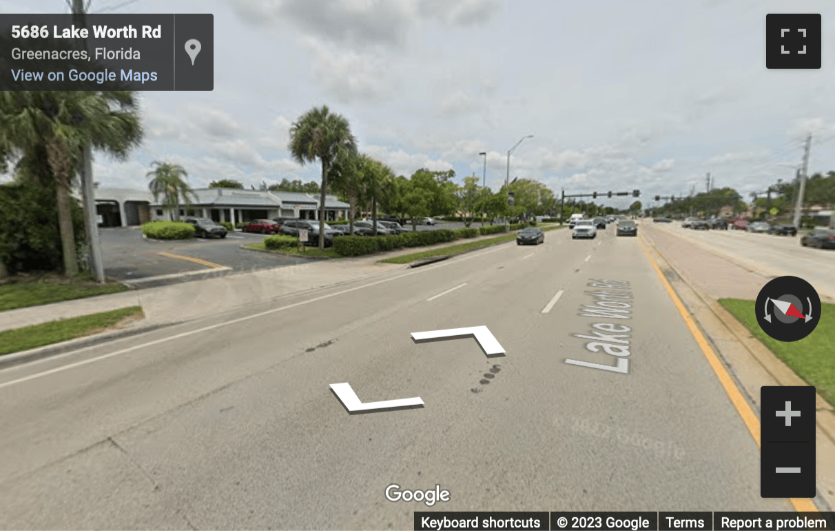 Street View image of 5700 Lake Worth Road, Greenacres, Florida, USA