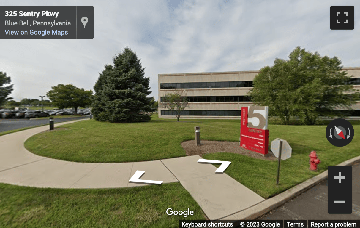 Street View image of 5 Sentry Parkway West, Blue Bell, Pennsylvania, USA