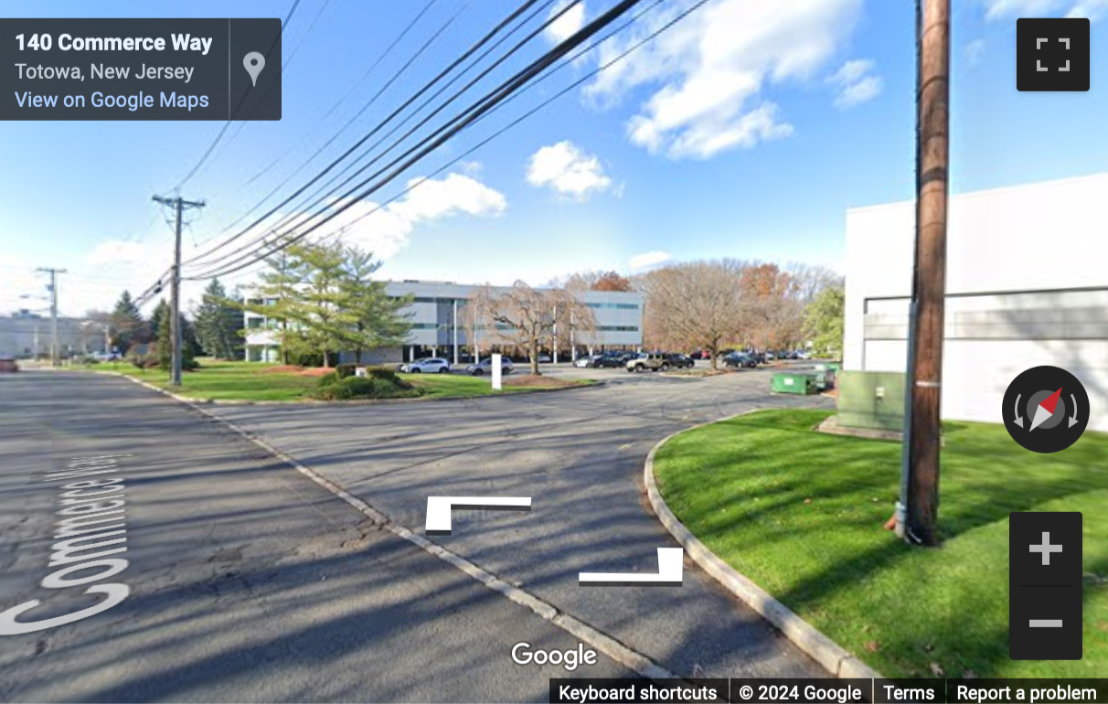 Street View image of 999 Riverview Drive, 2nd Floor, Totowa, New Jersey, USA
