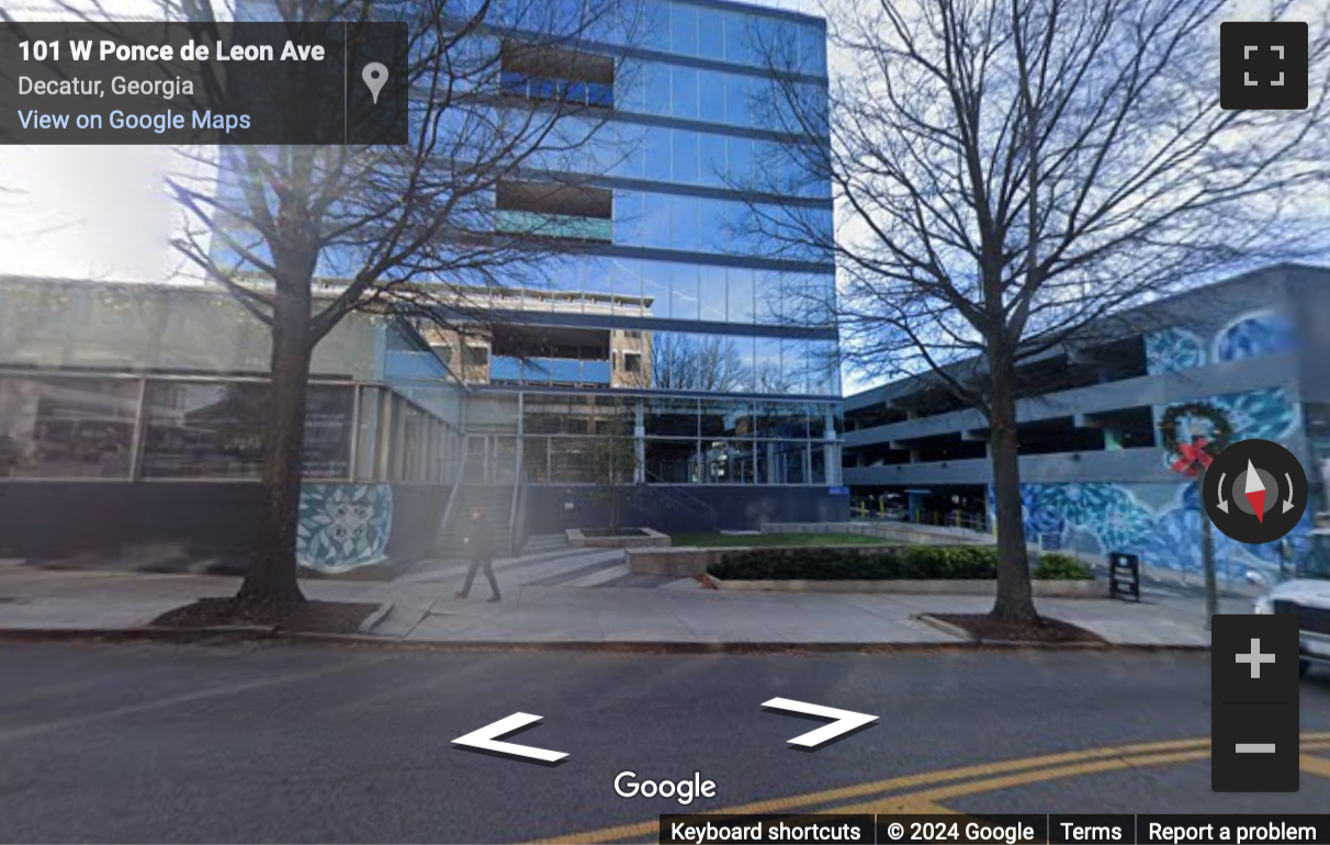 Street View image of One West Court Square, Suite 750, Decatur, Georgia, USA