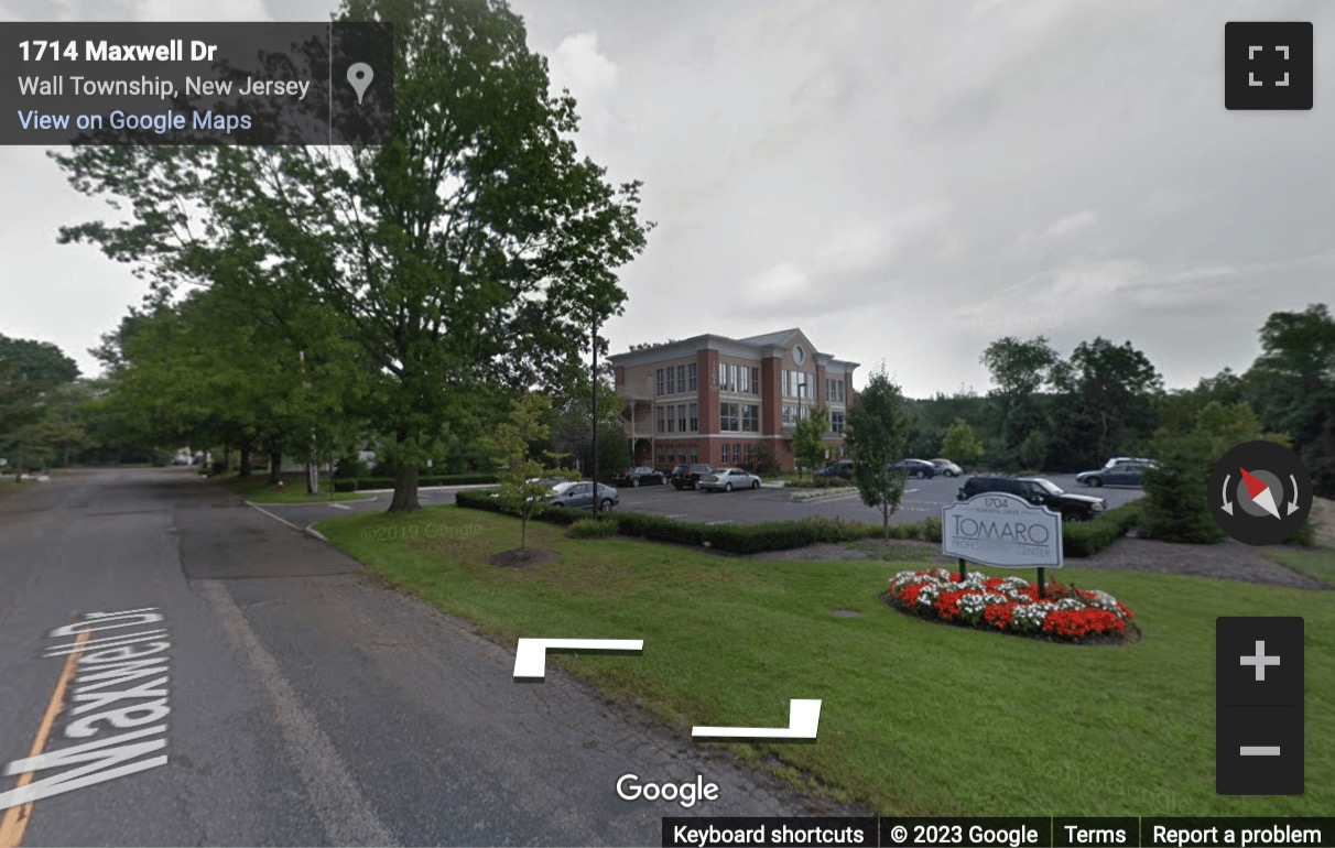 Street View image of 1704 Maxwell Drive, Wall, New Jersey, USA