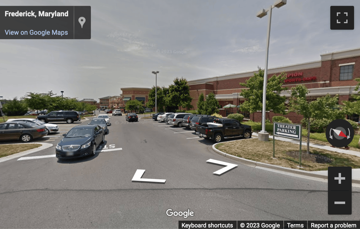 Street View image of 5100 Buckeystown Pike, Suite 250, Frederick, Maryland, USA
