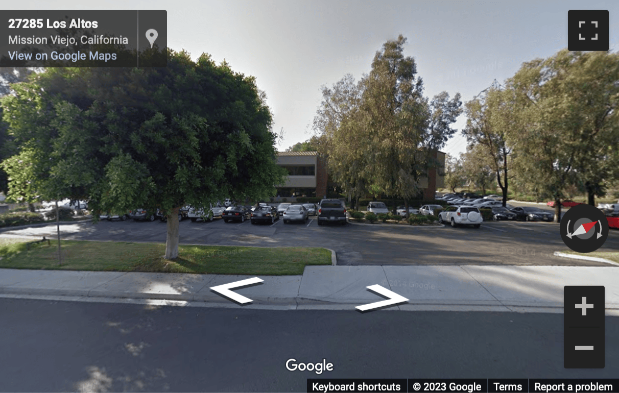 Street View image of 27281 Las Ramblas, Suite 200, Mission Viejo, California, USA