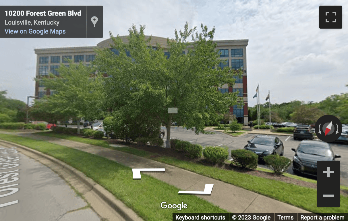 Street View image of 10200 Forest Green Blvd, Louisville, Kentucky, USA