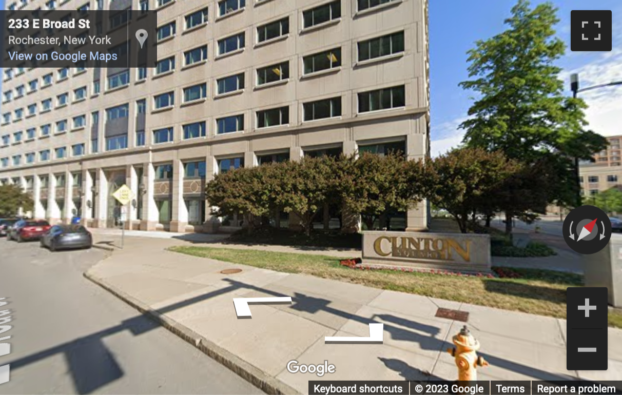 Street View image of 510 Clinton Square, Rochester, New York State, USA