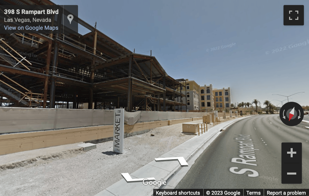 Street View image of 410 South Rampart, Suite 390, Las Vegas, Nevada, USA