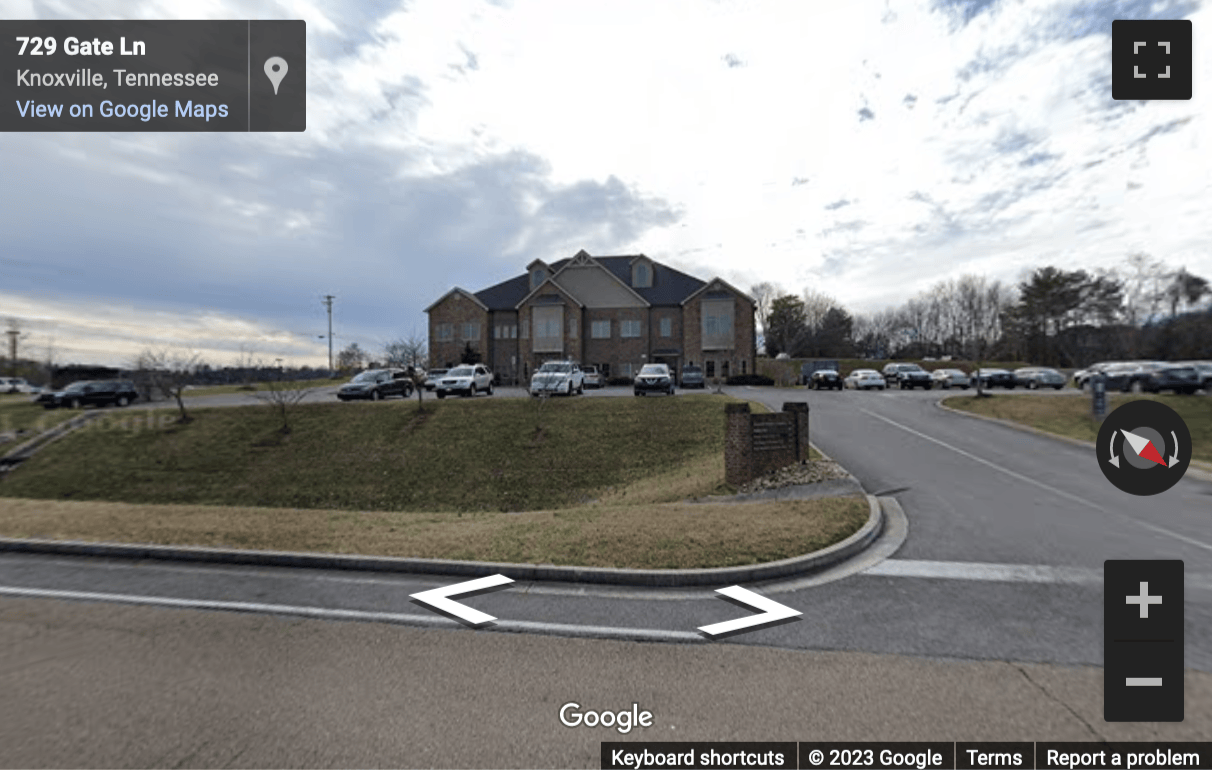 Street View image of 705 Gate Lane, Knoxville, Tennessee, USA
