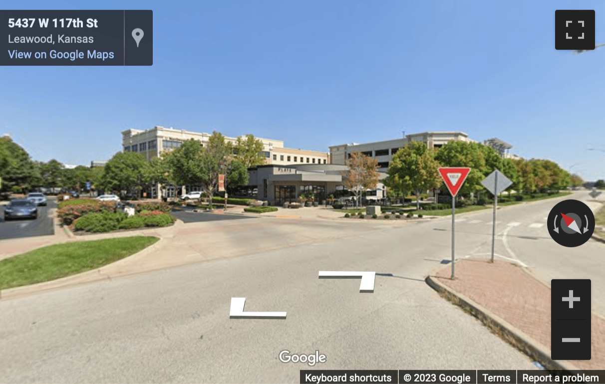 Street View image of 5251 West 116th Place, Suite 200, Leawood, Kansas, USA