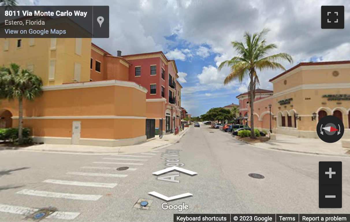 Street View image of 23150 Fashion Drive, Suite 232, Estero, Florida, USA