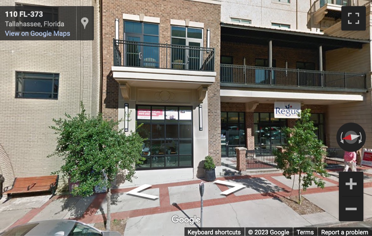 Street View image of 113 South Monroe Street, Tallahassee, Florida, USA