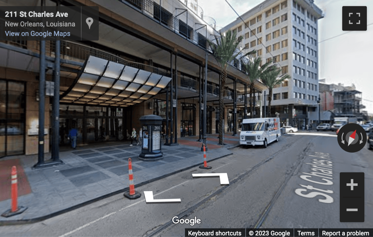 Street View image of 201 St. Charles Avenue, Suite 2500, New Orleans, Louisiana, USA