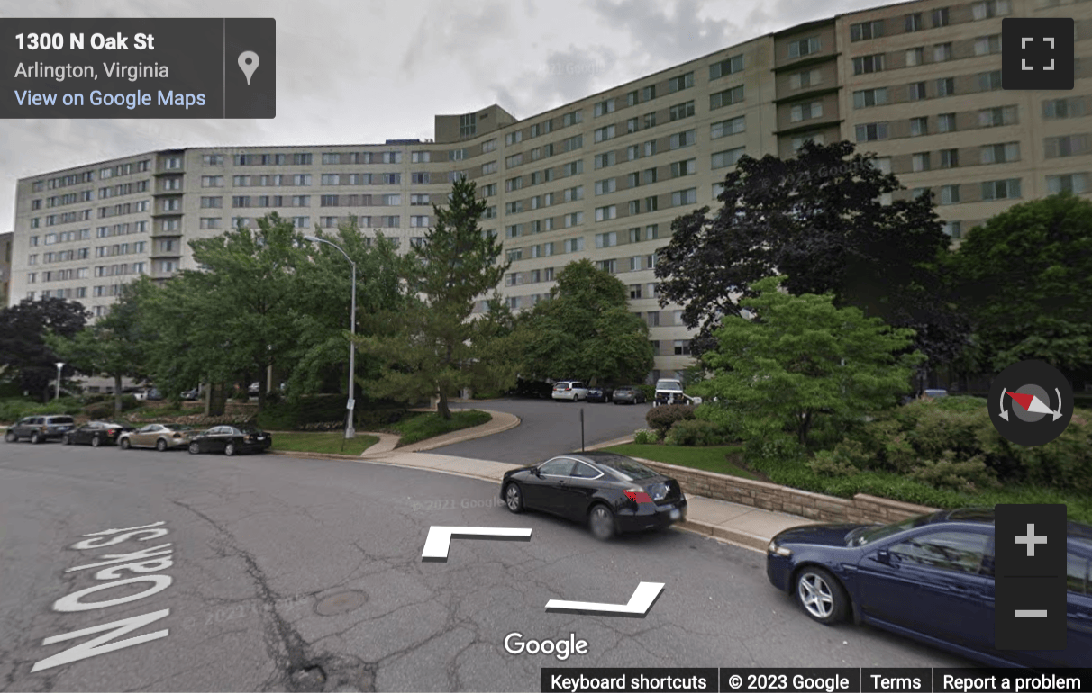 Street View image of 1400 N. 14th Street, Arlington, Virginia, USA