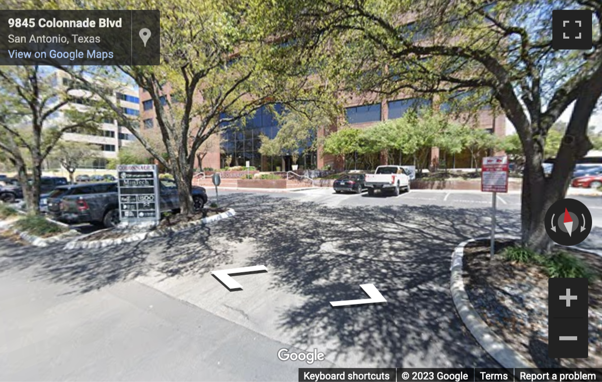 Street View image of 9901 I. H. 10 West, Suite 800, San Antonio, Texas, USA