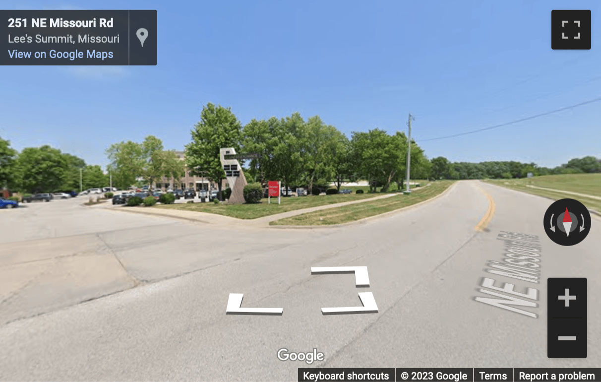 Street View image of 200 NE Missouri Road, Suite 200, Lee’s Summit, Missouri, USA