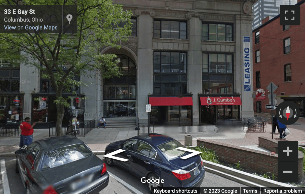 Street View image of 35 East Gay Street, The Charles Schwab Building, Columbus, Ohio, USA