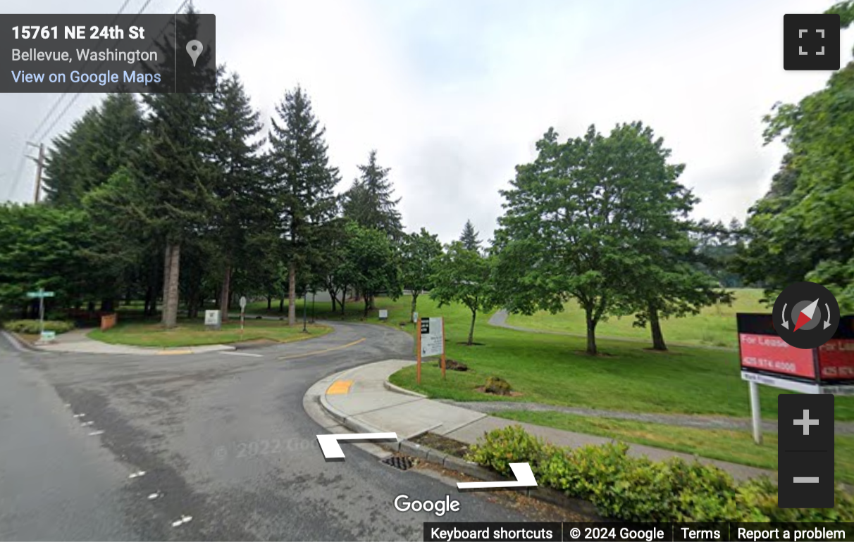 Street View image of 2018 156th Avenue North East, Centris Building, Suite 100, Unigard Park, Bellevue