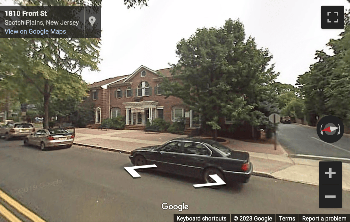Street View image of 1812 Front Street, Scotch Plains, New Jersey, USA