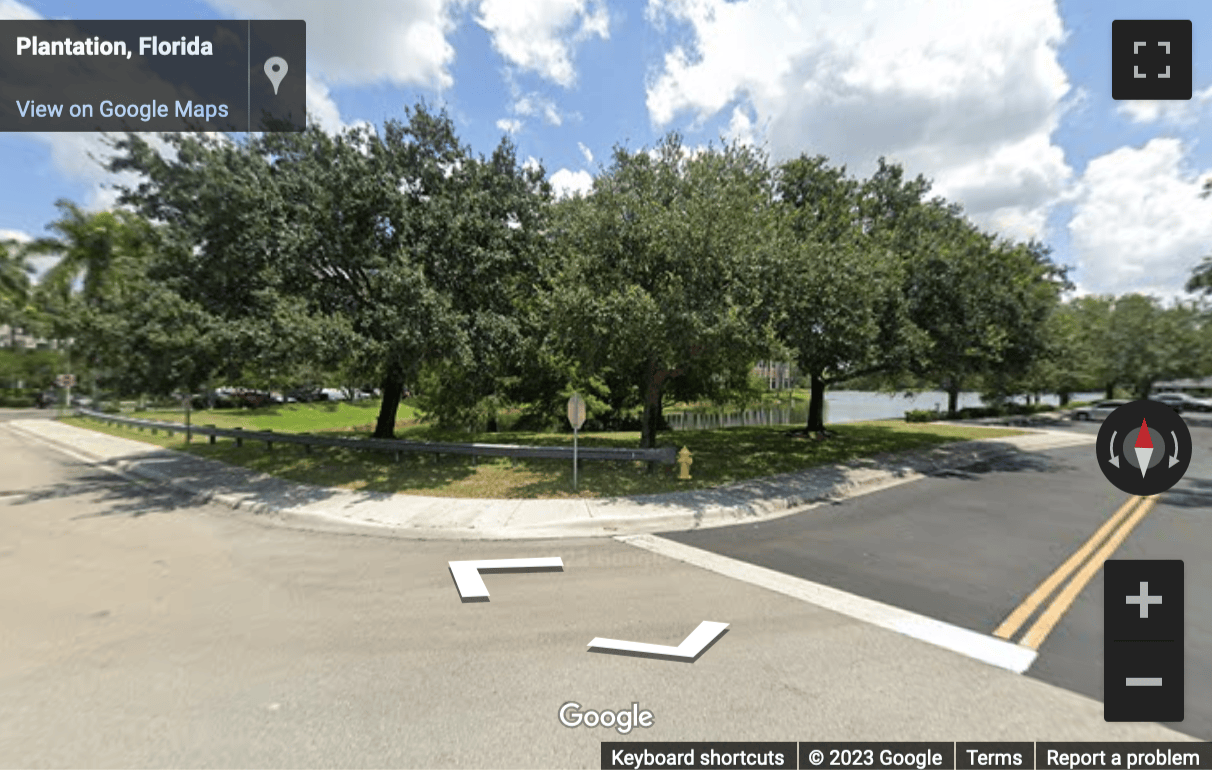 Street View image of 8201 Peters Road, Crossroads One Center, Plantation, Florida, USA
