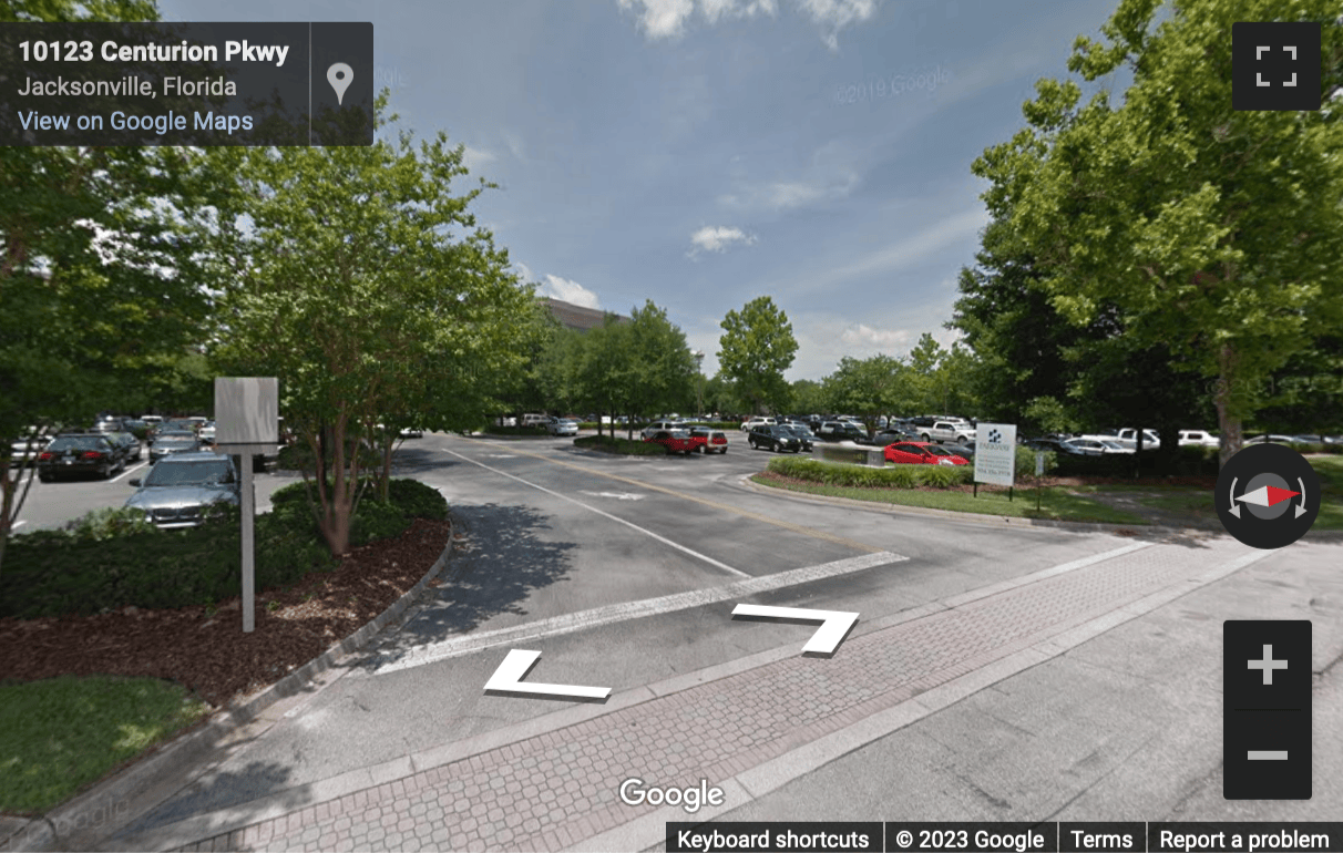 Street View image of 10151 Deerwood Park Boulevard, Suite 250, Building 200, Deerwood Park Center, Jacksonville