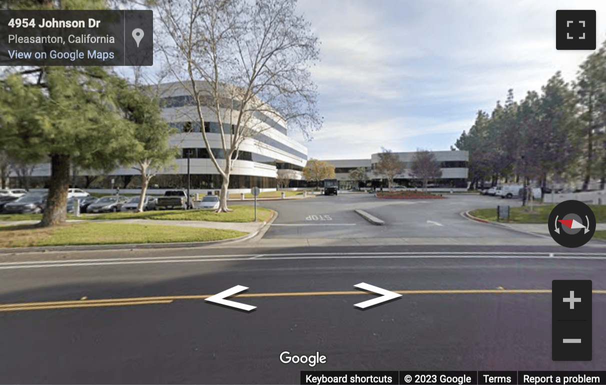 Street View image of 4900 Hopyard Road, Suite 100, Pleasanton Center, Pleasanton, California, USA