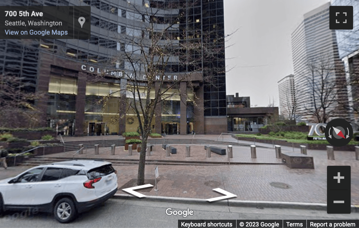 Street View image of 701 5th Avenue, Bank of America Tower, Suite 3500/3600/4200/4300, Seattle