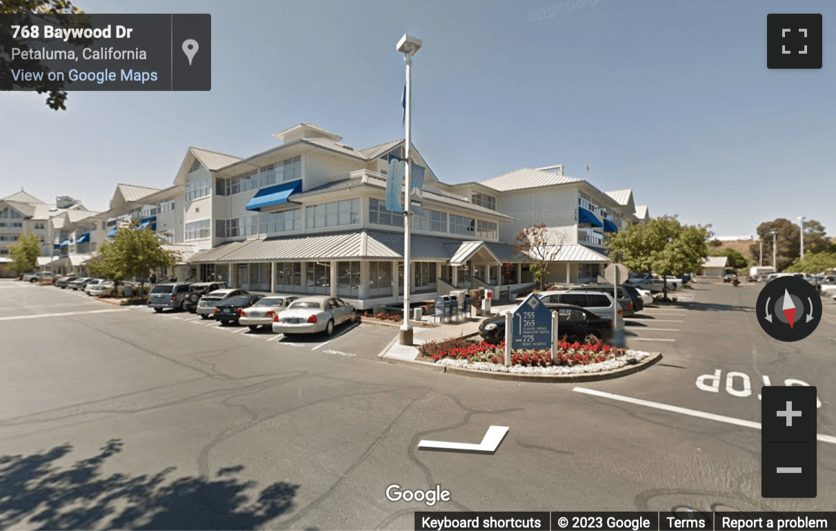 Street View image of 755 Baywood Drive, Petaluma, California, USA