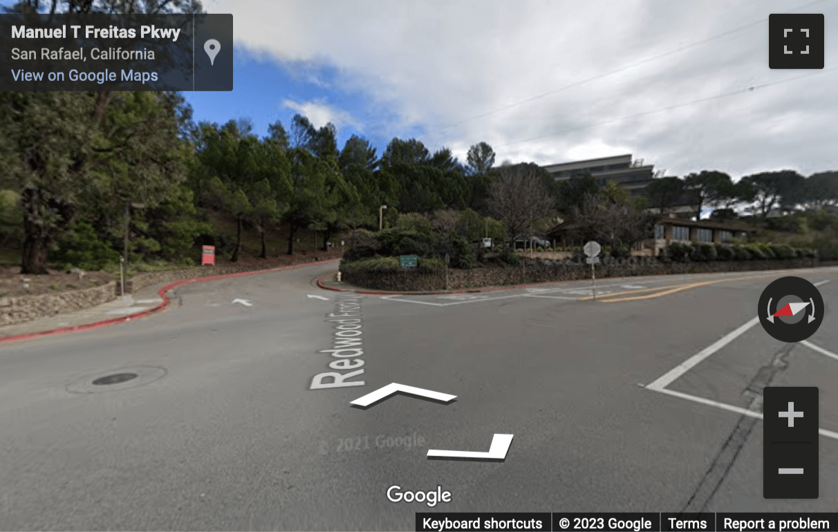 Street View image of 4040 Civic Center Drive, Suite 200, San Rafael Center, Marin North Bay Center