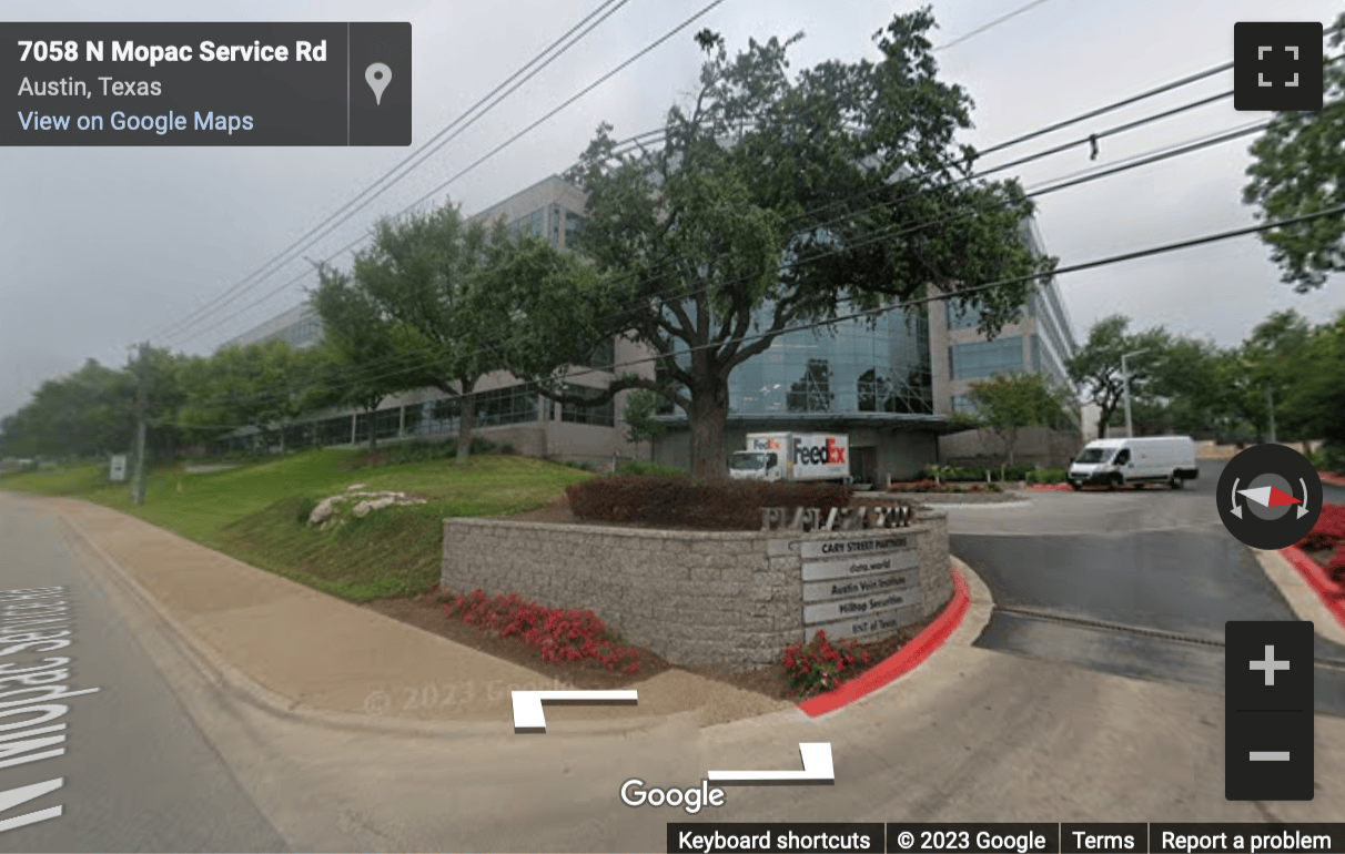 Street View image of 7000 North Mopac Expressway, Plaza 7000, Suite 200, Austin, Texas, USA