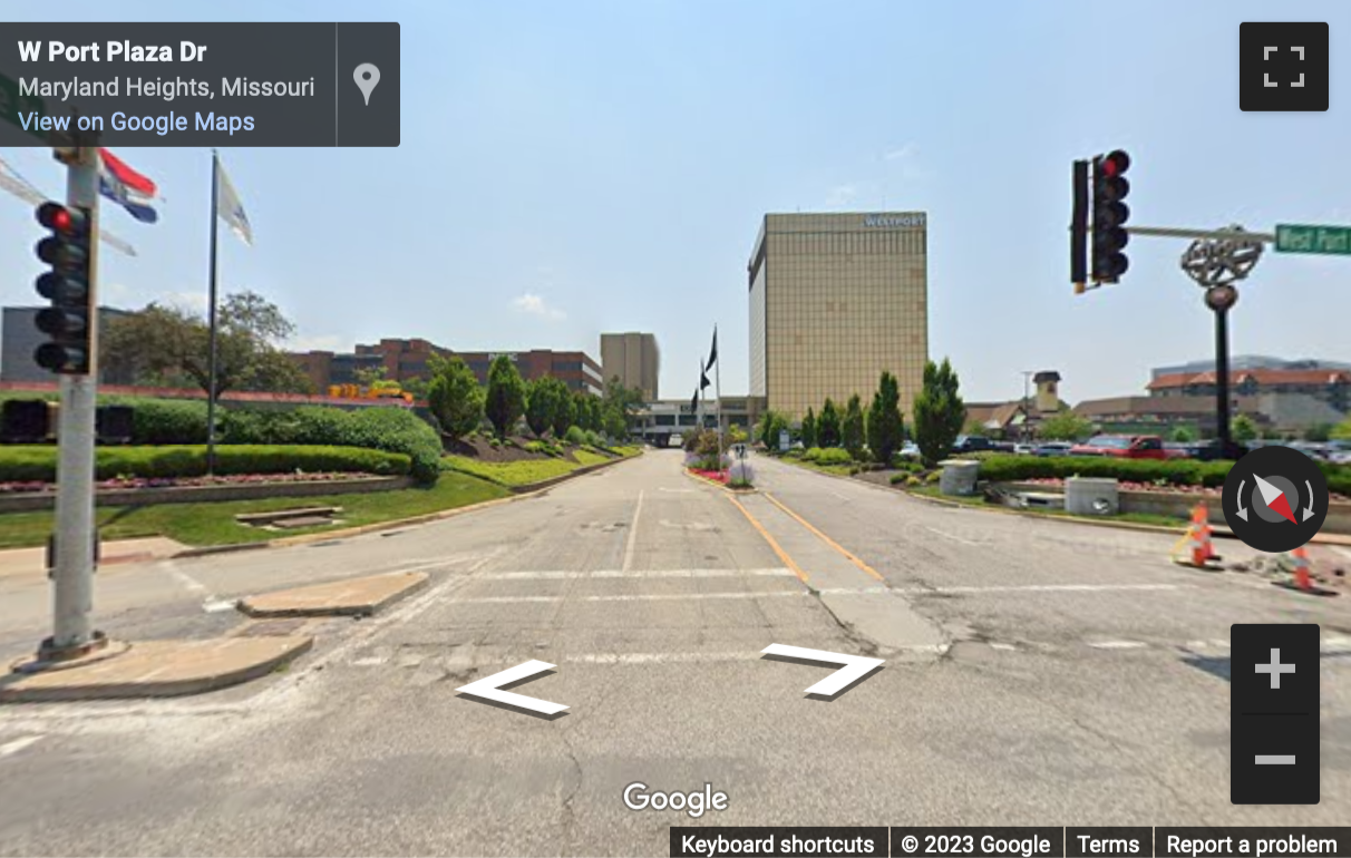 Street View image of 111 West Port Plaza, St Louis, Missouri, USA