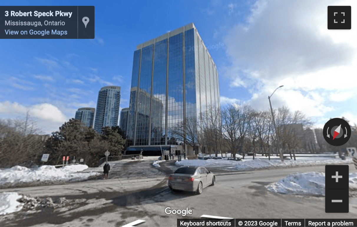 Street View image of Suite 750, 2 Robert Speck Parkway, Mississauga, Ontario, Canada