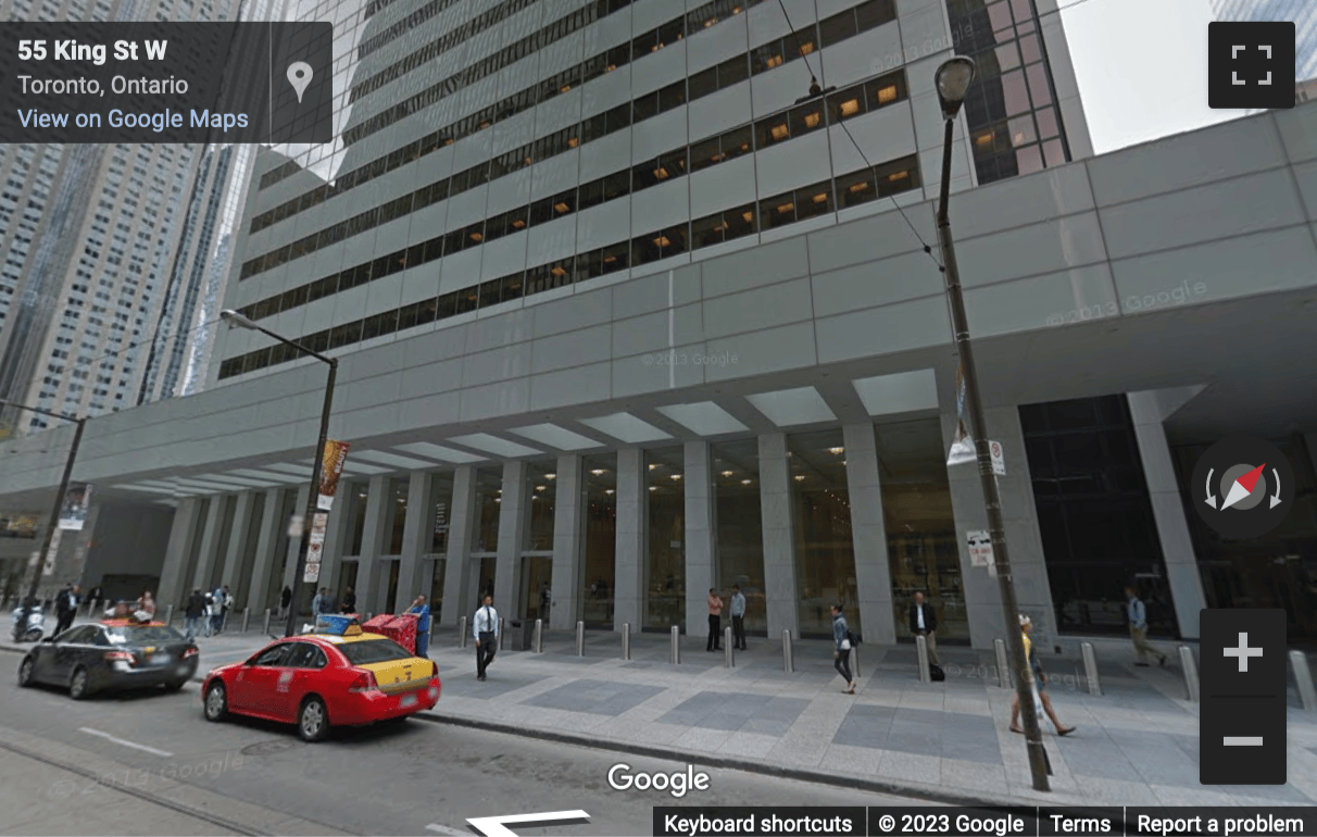 Street View image of 100 King Street West, King Street West, Downtown, Toronto, M5X