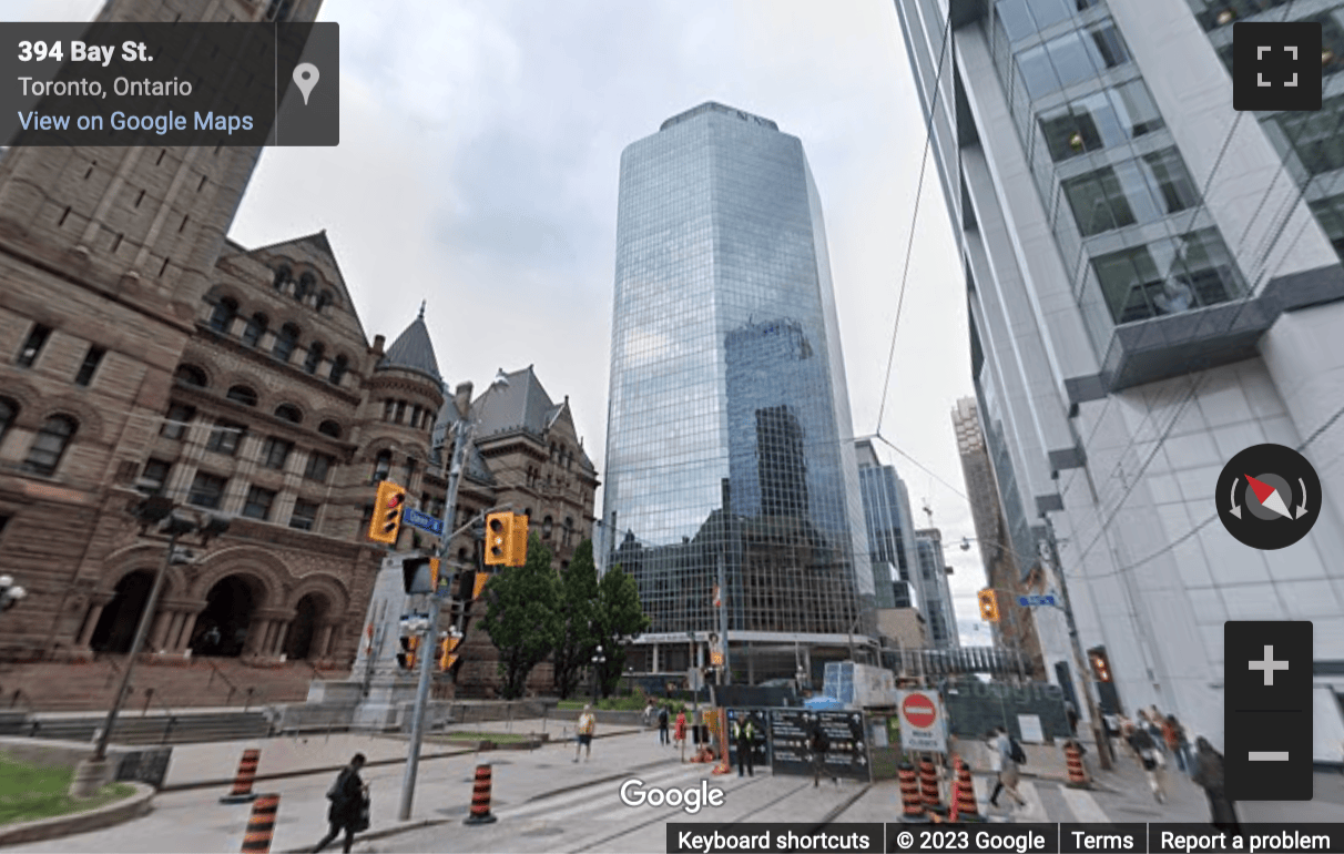 Street View image of Serviced offices to rent in Downtown Toronto - 401 Bay Street, Suite 1600