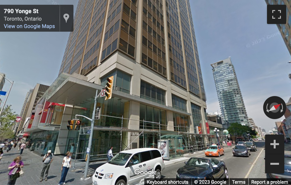 Street View image of 2 Bloor Street West, Suite 700, Toronto, Ontario, Canada